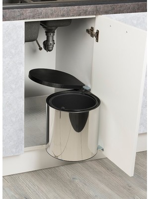 Starax Çöp Kovası Otomatik Kapaklı 10Litre S-2253-ss