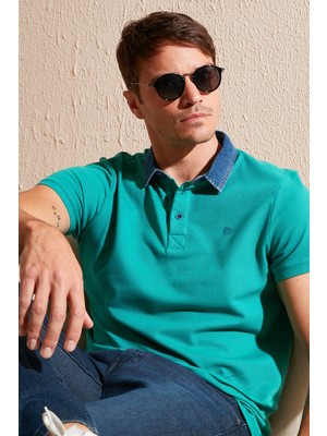 Buratti % 100 Pamuk Polo T Shirt Erkek Polo 5902134