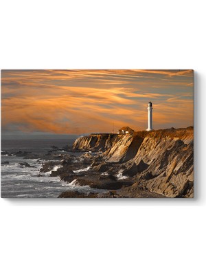 Tabloshop Deniz Feneri Manzarası Tablosu