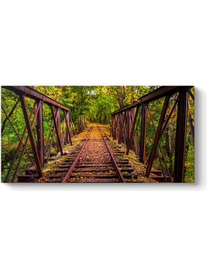 Tabloshop Eski Tren Rayları Tablosu