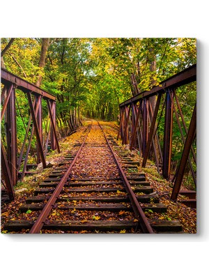 Tabloshop Eski Tren Rayları Tablosu