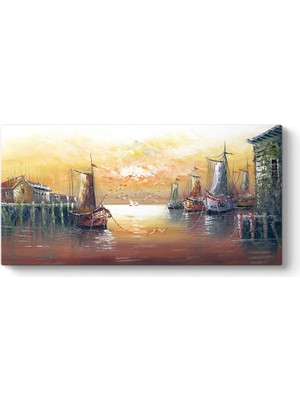 Tabloshop Eski Balıkçı Limanı Tablosu