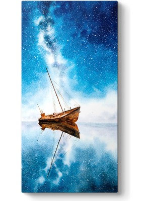 Tabloshop Yıldızlı Gecede Sandal Tablosu
