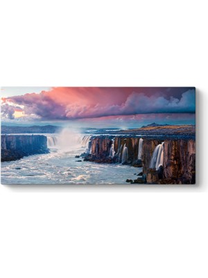 Tabloshop Jokulsa A Fjollum Şelalesi Tablosu