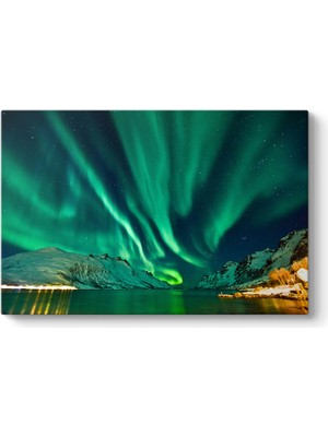 Tabloshop Kuzey Işıkları Aurora Tablosu