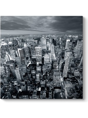 Tabloshop Siyah Beyaz New York Skyline Tablosu