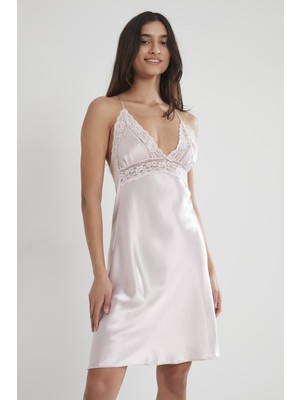 Pierre Cardin  Saten Dantelli Gecelik -  603