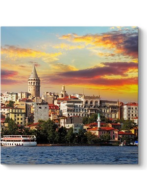 Tabloshop Galata Tower Manzara Tablosu