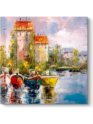 Tabloshop Ispanya Kıyıları Manzara Tablosu