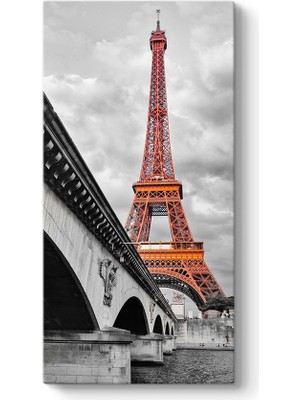 Tabloshop Turuncu Eyfel Kulesi Tablosu