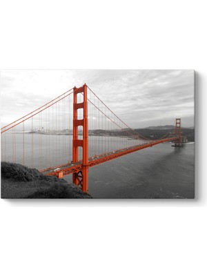Tabloshop San Francisco Köprüsü Panorama Tablosu