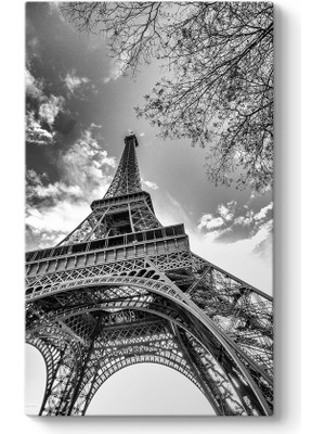 Tabloshop Eyfel Kulesi Siyah Beyaz Tablo
