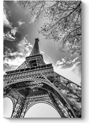 Tabloshop Eyfel Kulesi Siyah Beyaz Tablo