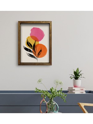 Bk Gift Otel Odası Konseptli Doğal Masif Ahşap Çerçeveli Tablo 45 x 65 cm - 89