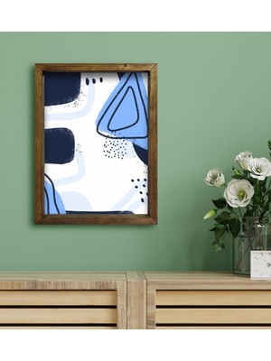 Bk Gift Otel Odası Konseptli Doğal Masif Ahşap Çerçeveli Tablo 30 x 40 cm - 54