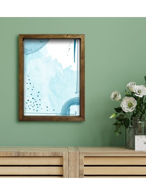 Bk Gift Otel Odası Konseptli Doğal Masif Ahşap Çerçeveli Tablo 30 x 40 cm - 29