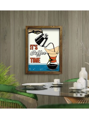 Bk Gift Cafe & Bar & Restaurant Konseptli Doğal Masif Ahşap Çerçeveli Tablo - 10