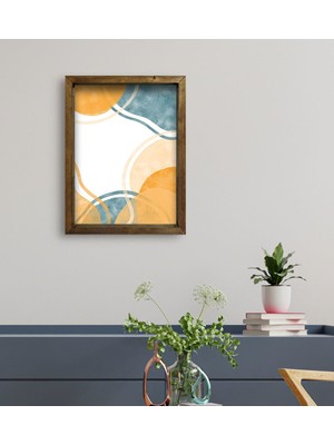 Bk Gift Otel Odası Konseptli Doğal Masif Ahşap Çerçeveli Tablo 45 x 65 cm - 71
