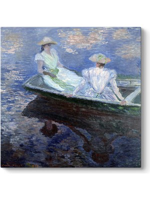 Tabloshop Claude Monet - Two Girls In A Boat Tablosu