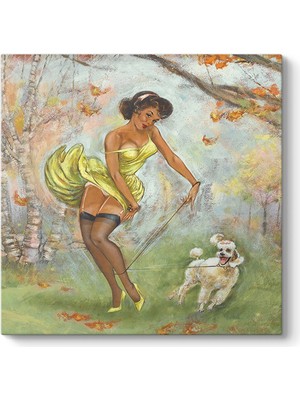 Tabloshop Pin Up Girl Dog Tablosu