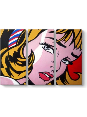 Tabloshop Roy Lichtenstein - Crying Girl Tablosu