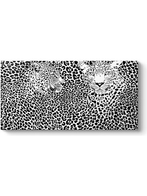 Tabloshop Leopar Desen Vektörel Tablo