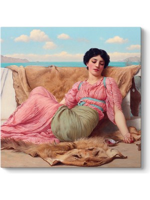 Tabloshop John William Godward - The Quiet Pet Tablosu