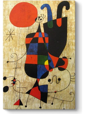 Tabloshop Joan Miro - People And Dog Tablosu