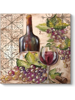 Tabloshop Şarap Vintage Tablo