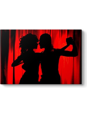 Tabloshop Kırmızı Siyah Tango Tablosu