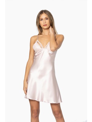 Pierre Cardin  Saten Dantelli Gecelik  - 670