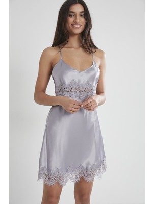 Pierre Cardin  Saten Dantelli Gecelik  - 685