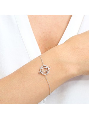 Mia Vento Işıltılı Galaksi Gümüş Bileklik