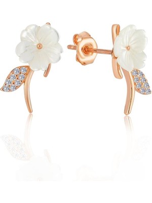 Mia Vento Italyan Tasarım Bahar Rüyası Flowers Gümüş Küpe