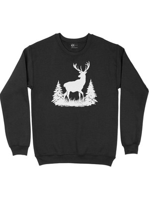Cix Geyik Siyah Sweatshirt