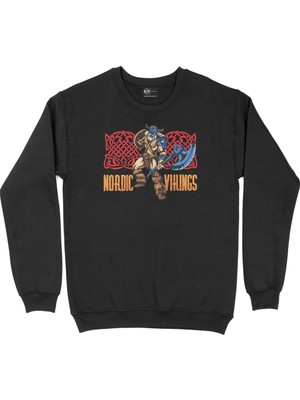 Cix Adventure & Helmet Siyah Sweatshirt