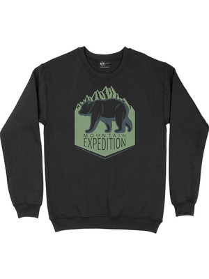 Cix Motorcu Kral Kurukafa Siyah Sweatshirt