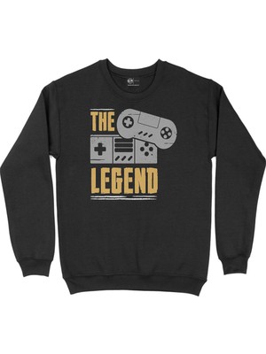 Cix Masum Kurt Siyah Sweatshirt