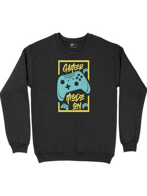 Cix Turuncu Spor Araba Siyah Sweatshirt