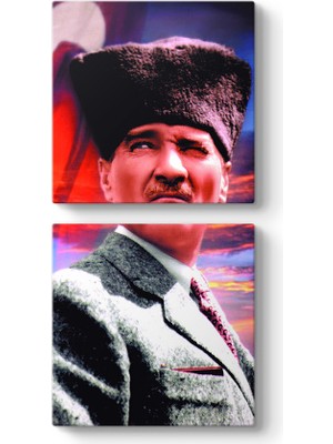 Tabloshop Kalpaklı Atatürk Tablosu