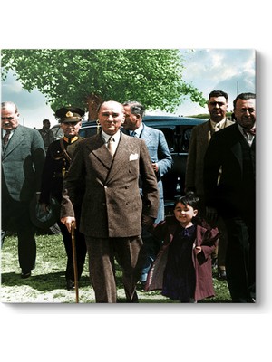 Tabloshop Atatürk ve Çocuk Tablosu