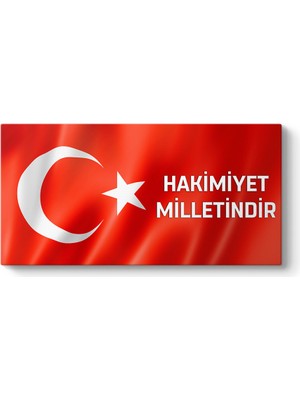 Tabloshop Hakimiyet Milletindir - Türk Bayrağı