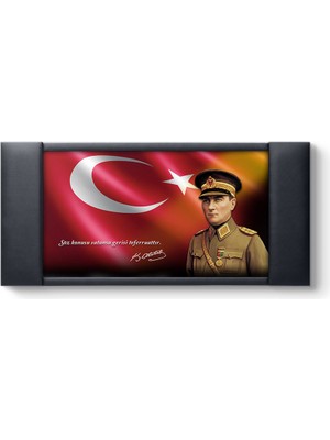 Tabloshop Atatürk Üniformalı Makam Panosu