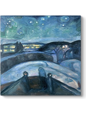 Tabloshop Edvard Munch - Starry Night Tablosu