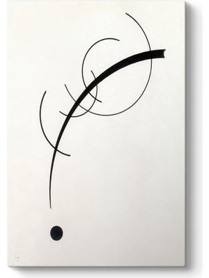 Tabloshop Wassily Kandinsky - Geometrik Eğrilerin Eşlik Eden Sesi Tablosu
