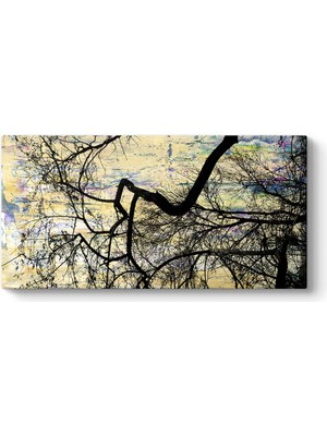 Tabloshop Sanatsal Ağaç Dalları Tablosu
