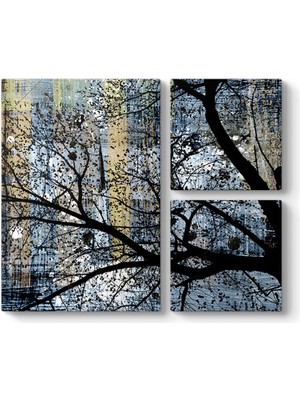 Tabloshop Soyut Ağaç Dalları Tablosu