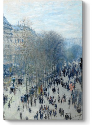 Tabloshop Claude Monet - Paris Bulvarı Kanvas Tablo