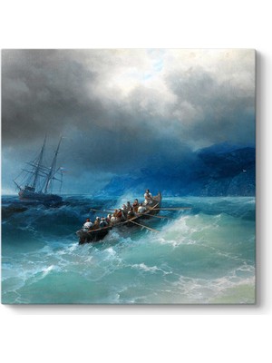 Tabloshop Ivan Aivazovsky - Karadeniz Üzerinde Fırtına Tablosu