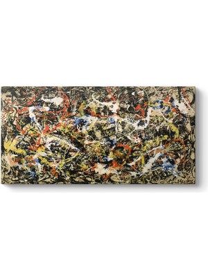 Tabloshop Jackson Pollock - Yakınsama Kanvas Tablo